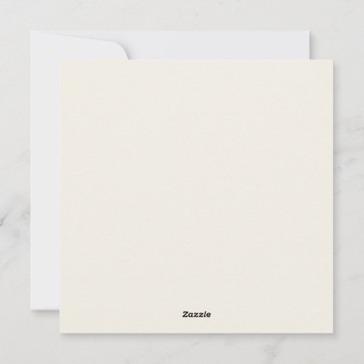 Cartes Pour Fêtes Annuelles Festive Noël à l'orignal (Dos)