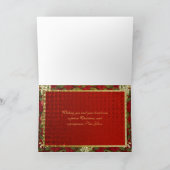 Cartes Pour Fêtes Annuelles Festive Noël traditionnel (Intérieur)