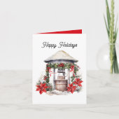 Cartes Pour Fêtes Annuelles Festive Pays Noël bien ajouter le texte (Devant)