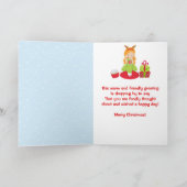 Cartes Pour Fêtes Annuelles Festive Red cheveux de Noël Princesse (Intérieur)