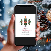 Cartes Pour Fêtes Annuelles Festive Red Nutcracker Joyeux Noël