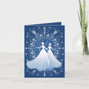 Cartes Pour Fêtes Annuelles Festive Winter Ballet ajouter un message