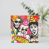 Cartes Pour Fêtes Annuelles Fête (Debout devant)