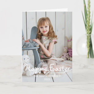 Cartes Pour Fêtes Annuelles Fête avec lapins Bonne photo de Pâques