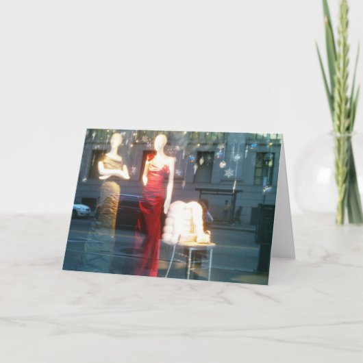 CARTES POUR FÊTES ANNUELLES FÊTE CHRÉTIENNE DE MANNEQUIN GALS (Devant)