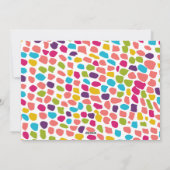 Cartes Pour Fêtes Annuelles fête colorée acclamations (Dos)