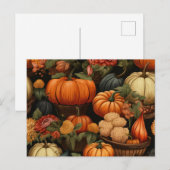 Cartes Pour Fêtes Annuelles Fête d'automne (Devant / Derrière)