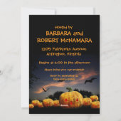 Cartes Pour Fêtes Annuelles Fête de découpage de citrouille halloween Citrouil (Dos)