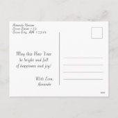 Cartes Pour Fêtes Annuelles Fête de feu d'artifice 2020 avec message (Dos)