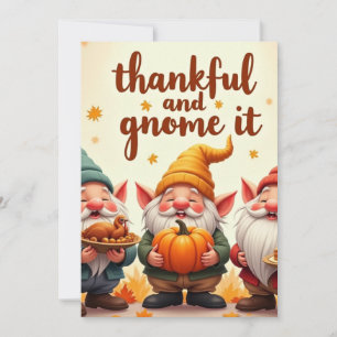 Cartes Pour Fêtes Annuelles Fête de grâces gnome
