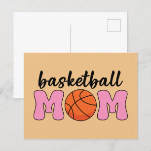 Cartes Pour Fêtes Annuelles Fête de la mère mère du basket-ball