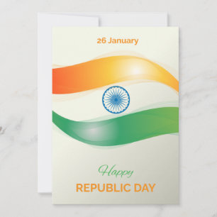 Cartes Pour Fêtes Annuelles fête de la république heureuse en inde