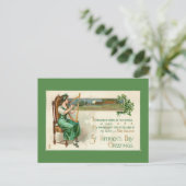 Cartes Pour Fêtes Annuelles Fête de la Saint-Patrick des Femmes victoriennes (Debout devant)