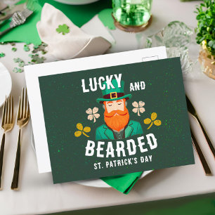 Cartes Pour Fêtes Annuelles Fête de la Saint-Patrick Lucky et intrigué Leprech