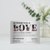 Cartes Pour Fêtes Annuelles Fête de la Saint-Valentin pour l'agriculture moder (Debout devant)