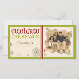 Cartes Pour Fêtes Annuelles Fête de la saison Fête du Flocon de neige :: 03