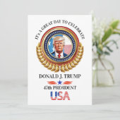 Cartes Pour Fêtes Annuelles Fête de l'inauguration (Debout devant)