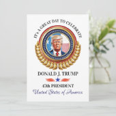 Cartes Pour Fêtes Annuelles Fête de l'inauguration (Debout devant)