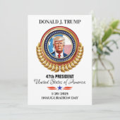 Cartes Pour Fêtes Annuelles Fête de l'inauguration (Debout devant)