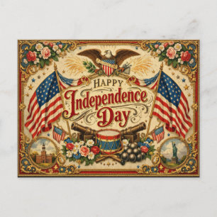 Cartes Pour Fêtes Annuelles Fête de l'Indépendance Americana Victorien