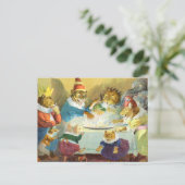 Cartes Pour Fêtes Annuelles Fête de Noël au Pays des Animaux (Debout devant)