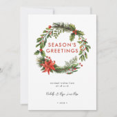 Cartes Pour Fêtes Annuelles Fête de Noël d'affaires (Devant)