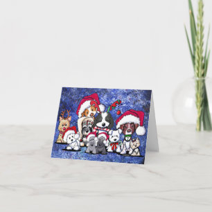 Cartes Pour Fêtes Annuelles Fête de Noël de KiniArt