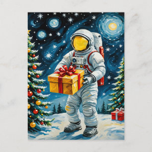 Cartes Pour Fêtes Annuelles Fête de Noël de l'astronaute