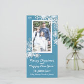 Cartes Pour Fêtes Annuelles Fête de Noël Feu de neige (Debout devant)