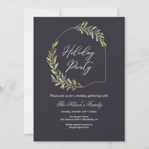 Cartes Pour Fêtes Annuelles Fête de Noël Holiday Holly