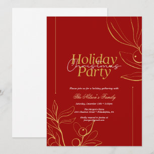 Cartes Pour Fêtes Annuelles Fête de Noël Holiday Holly