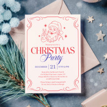 Fête de Noël Père Noël Vintage Moderne