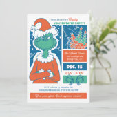 Cartes Pour Fêtes Annuelles Fête de Noël Pull Ugly Grinch (Debout devant)