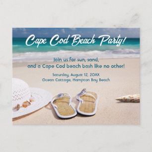 Cartes Pour Fêtes Annuelles Fête de plage à Cape Cod !