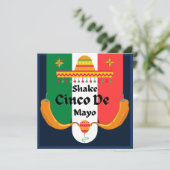 Cartes Pour Fêtes Annuelles Fête de Shake Shake Shake Cinco De Mayo  (Debout devant)
