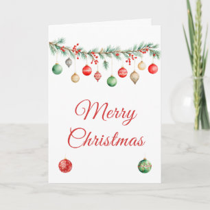 Cartes Pour Fêtes Annuelles Fête d'échange ornement de Noël Garland