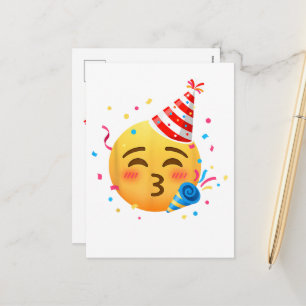 Cartes Pour Fêtes Annuelles Fête d'émoticônes drôles