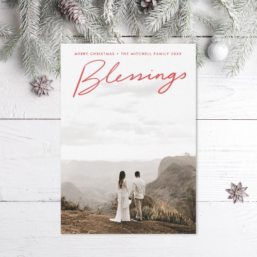 Cartes Pour Fêtes Annuelles Fête des Bénédictions à la main