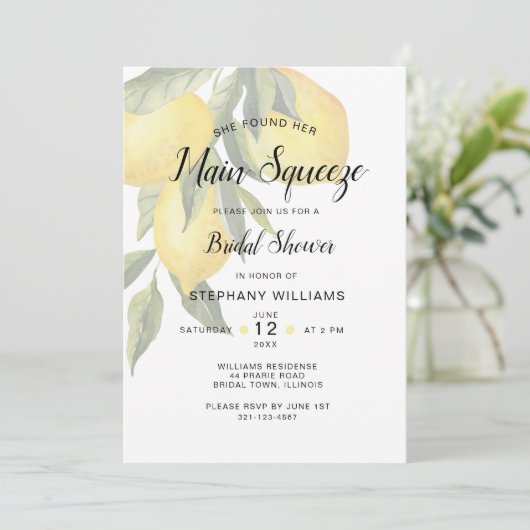 Cartes Pour Fêtes Annuelles Fête des mariées principale Squeeze (Debout devant)