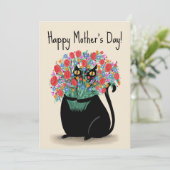 Cartes Pour Fêtes Annuelles Fête des Mères (Debout devant)