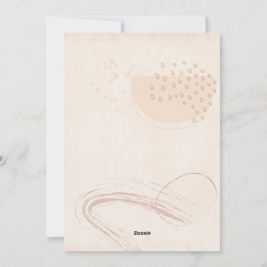 Cartes Pour Fêtes Annuelles Fête des Mères 3 Photo Moderne Abstrait modifiable (Dos)