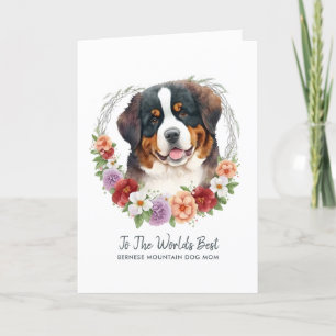 Cartes Pour Fêtes Annuelles Fête des mères bernoises du chien de montagne