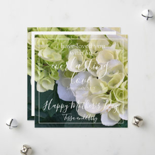Cartes Pour Fêtes Annuelles Fête des Mères Fleurie Amour Verset Biblique Perso