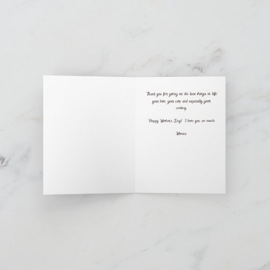 Cartes Pour Fêtes Annuelles Fête des mères Fleurs roses avec message (Intérieur)