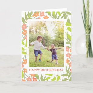 Cartes Pour Fêtes Annuelles Fête des mères florales du printemps