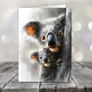 Cartes Pour Fêtes Annuelles Fête des Mères koala