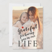 Cartes Pour Fêtes Annuelles Fête des mères personnalisées 2 photos et texte (Devant)