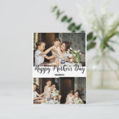 Cartes Pour Fêtes Annuelles Fête des mères personnalisées, trois photo collage (Debout devant)