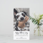 Cartes Pour Fêtes Annuelles Fête des mères photo de chien personnalisée de chi (Debout devant)