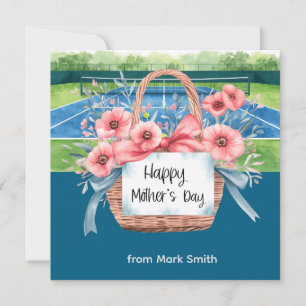 Cartes Pour Fêtes Annuelles Fête des Mères pour joueur de tennis
